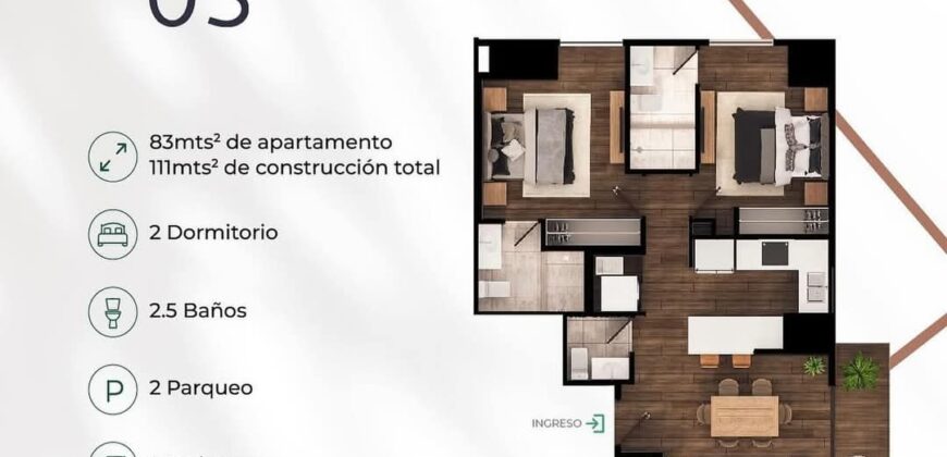 APARTAMENTOS EN PREVENTA, ZONA 14